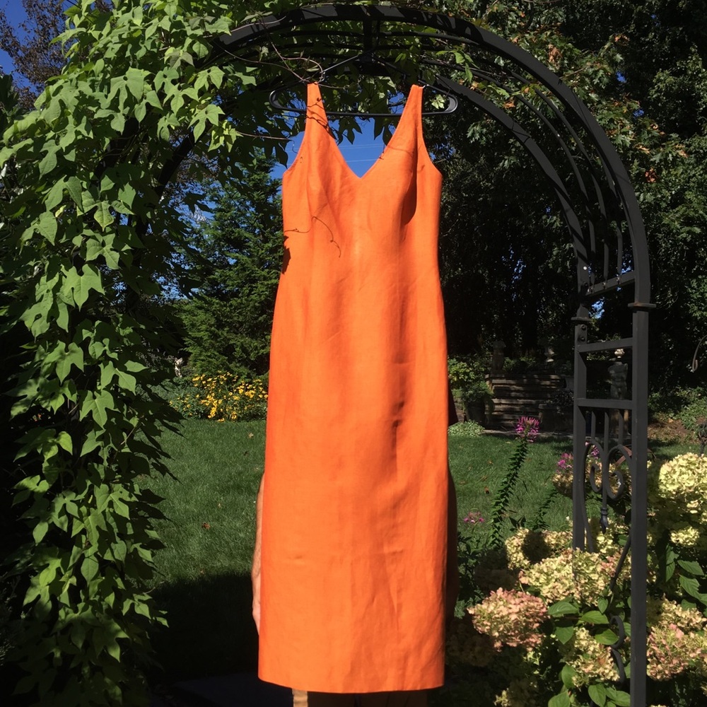 Ann Taylor linen maxi dress